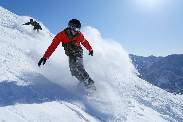 さらさらとした雪質のよさで知られる / 白馬乗鞍温泉スキー場