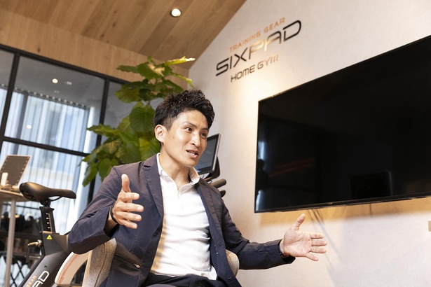 SIXPAD HOME GYM事業責任者の伊藤宏紀さん
