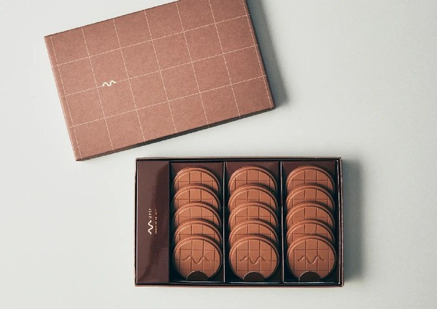 15枚入りのシンプルなチョコレート「ミュリル」など、定番商品もこだわり満点