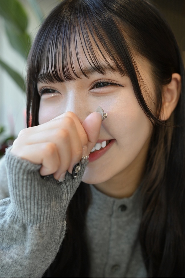 「昔からずっとLARMEを読んでいます。憧れの雑誌なので、ちょっと頑張って載りたいなと思っています」