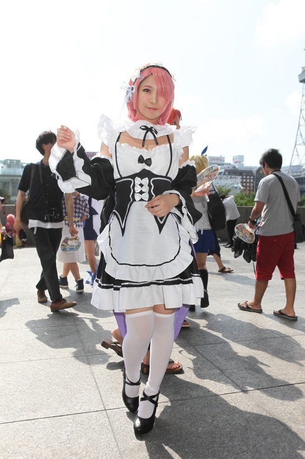 「Re：ゼロから始める異世界生活」のラムに扮したくろまるさん