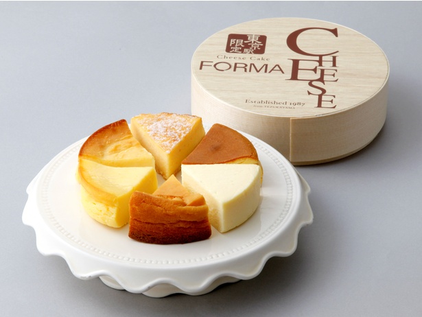 9位「オリジナルアソート」(1944円)。チーズケーキ専門店「FORMAS」で人気のチーズケーキが6ピースのアソートに