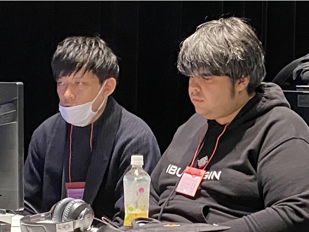 トーナメントに参加中のプロゲーマー・ササモ選手