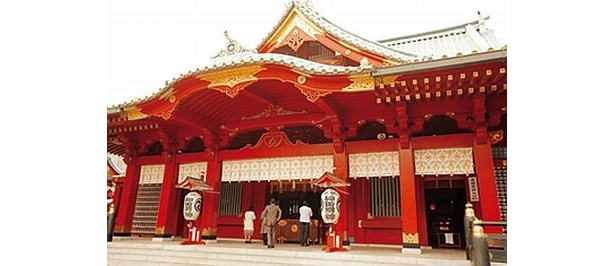 もらえる5円玉は、この｢神田明神｣でご祈祷を受けた、ありがた〜いもの