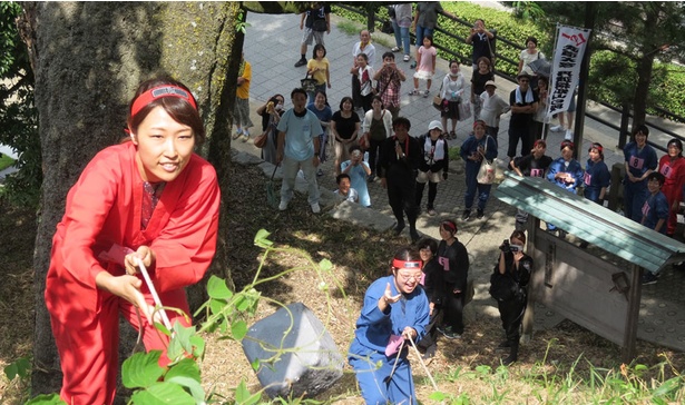 日本一のくの一を決める「くの一武道大会 丹波 福知山の段」は、今年は当日参加が可能なイベントも開催される