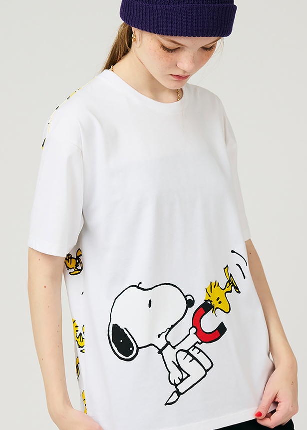 「マグネット パターン｜ルーズフィットTシャツ」(4500円／サイズ：SS～XL)