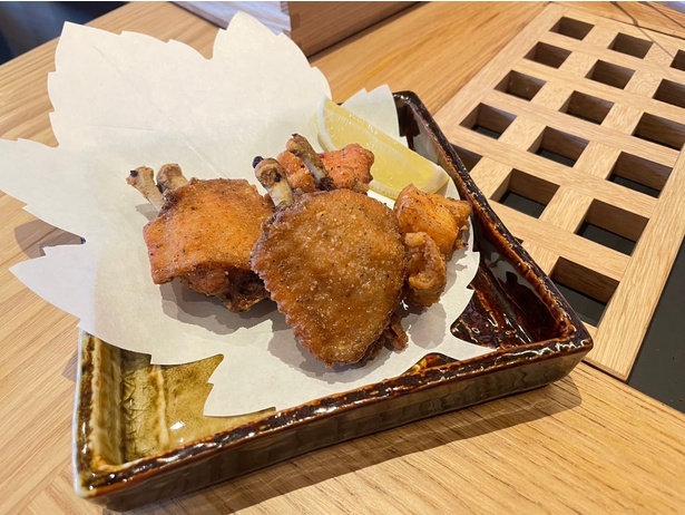 骨付きで食べやすい「鶏の唐揚げ」
