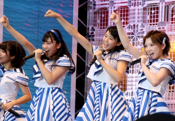 瀬戸内7県を拠点とするSTU48が「TOKYO IDOL FESTIVAL 2017」(8月4日~6日、お台場・青海周辺エリア)2日目のメインステージ(HOT STAGE)に登場。関東で初めてパフォーマンスを披露した。