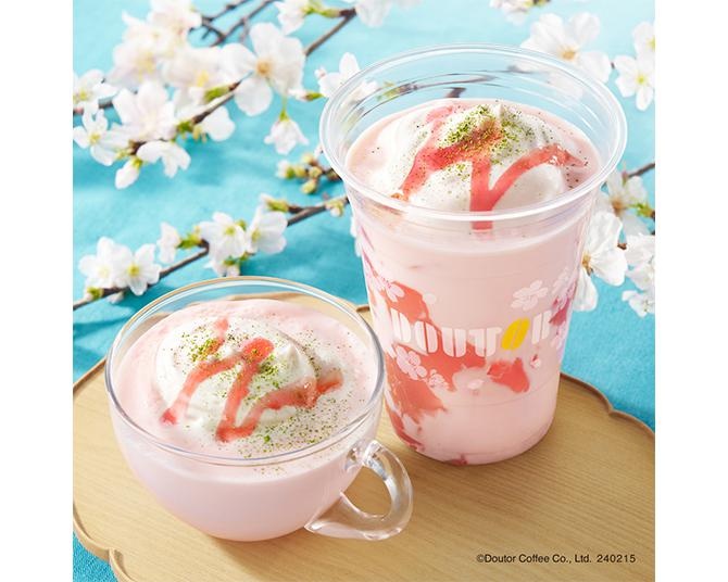 毎年好評の春限定「プレミアムローストコーヒー桜」など、ドトールに今年も桜メニューが登場！2月15日から