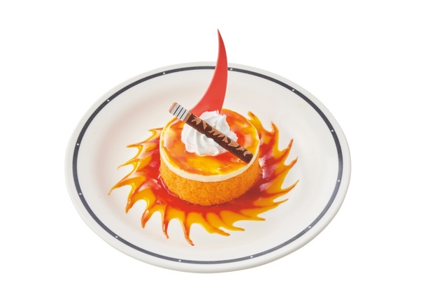 炎柱のオレンジレアチーズケーキ950円