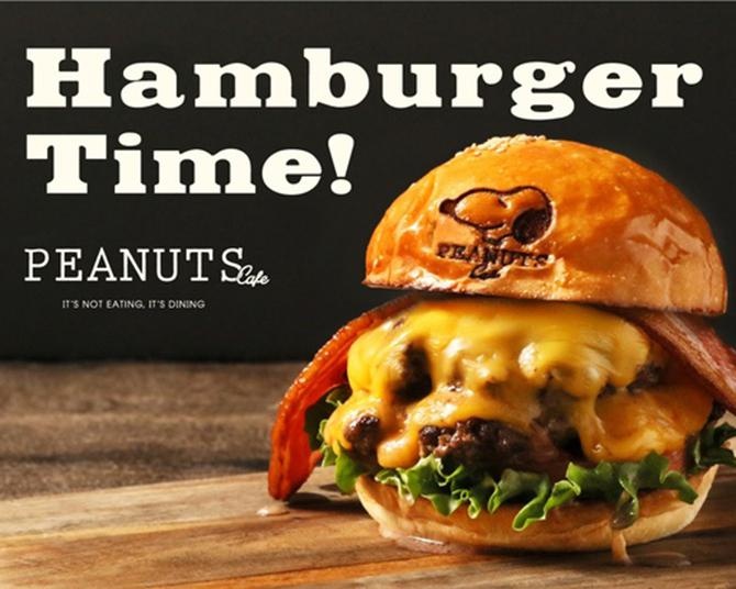 スヌーピーと仲間たちがモチーフのハンバーガーなどが新登場！「PEANUTS Cafe 名古屋」のメニューがリニューアル