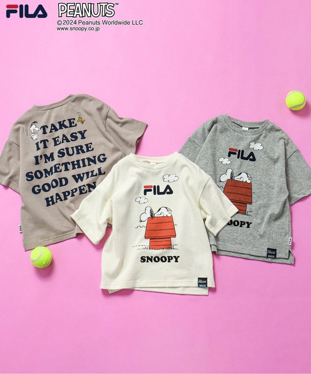 スヌーピーのデザインがとびきりおしゃれ！「FILA」とキッズブランド