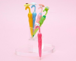 サンリオの人気キャラクターがキュートなパラソル型のペンに！