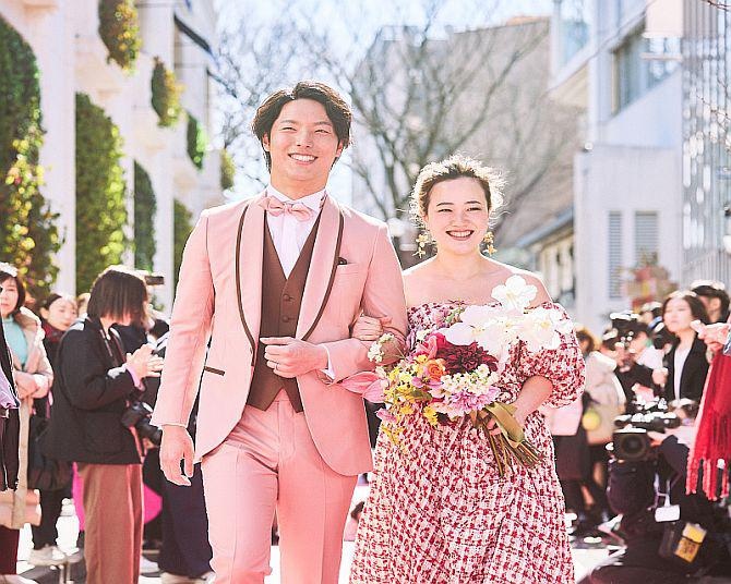 街の中にウエディングロードが出現!?東京・原宿で「wedding march -まちを、もっと幸せにしよう。」展が開催