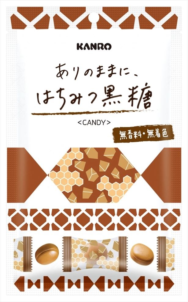 黒糖とハチミツだけを原料に使った「ありのままに、はちみつと黒糖キャンディ」