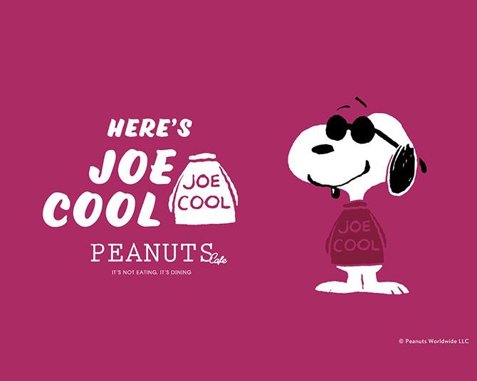 「PEANUTS Cafe」“スヌーピーの変装”がテーマのシーズンフェア、ラストを飾るのはジョー・クール！