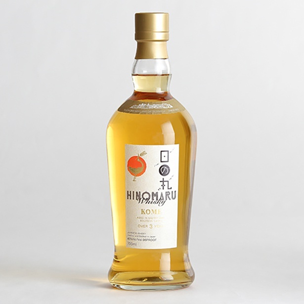 日の丸ウイスキー KOME(原材料：モルト、米／アルコール度数：48%)