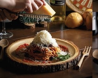 まるで雪山!?一般流通していないチーズ使用の生パスタ