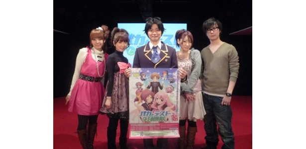 イベントに登場した加藤英美里、水橋かおり、下野紘、原田ひとみ、鈴木達央(写真左から)
