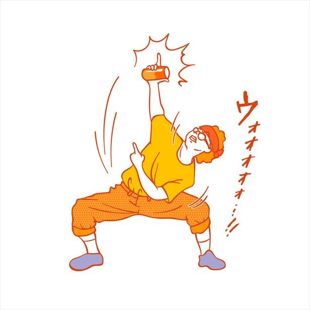 “ふるテク”によってゼリー片の大きさが変わり、それぞれの飲み心地が違う
