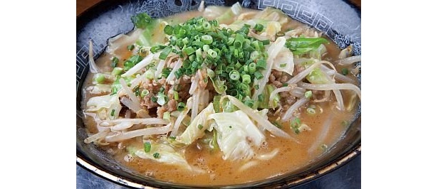 ベジポタの甘味と上品な白味噌が絶妙にマッチした｢麺屋OK｣の『コクうま味噌』(750円)／東海