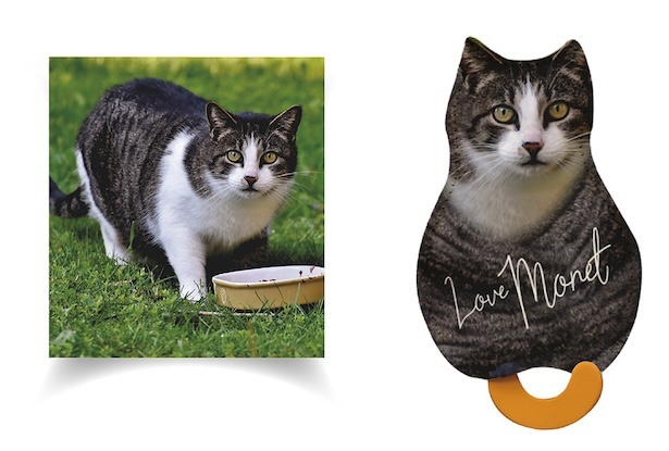 「愛猫の写真でつくるキーケース」制作例
