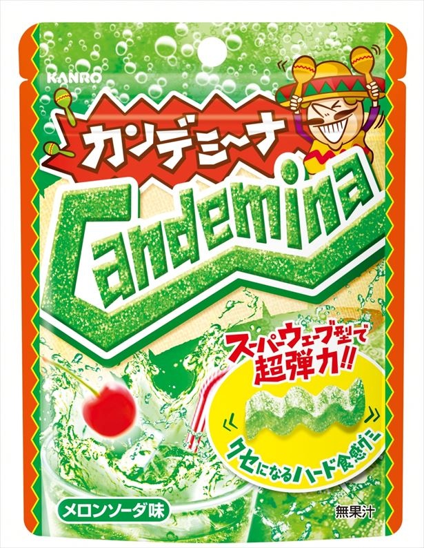 人気フレーバーを採用した「カンデミーナグミ　メロンソーダ」