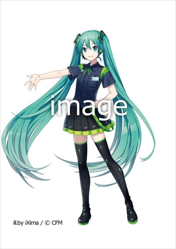 画像3 / 8＞初音ミクの制服イラストグッズが「NewDays」と秋葉原の期間