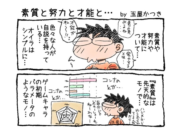 「素質と努力と才能と…」01