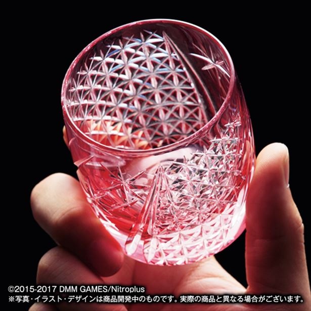 江戸切子協同組合に所属する伝統工芸士によるカッティング/加州清光ver.