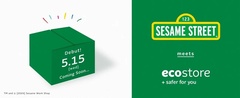 エコストアのセサミストリートコラボ商品は2024年5月15日(水)からアトレ恵比寿店にて先行販売開始