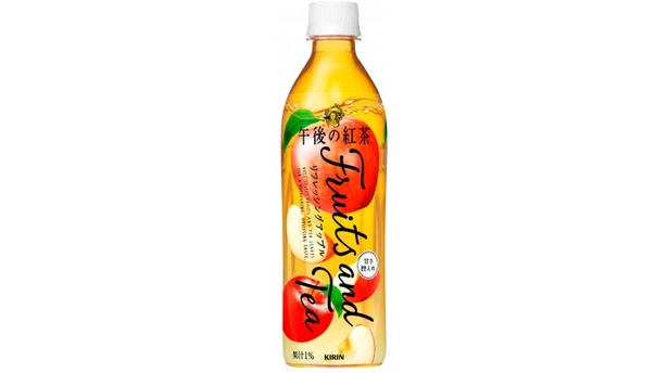 【写真を見る】「キリン 午後の紅茶 Fruits and Teaリフレッシングアップル」を9月12日(火)より全国で発売する