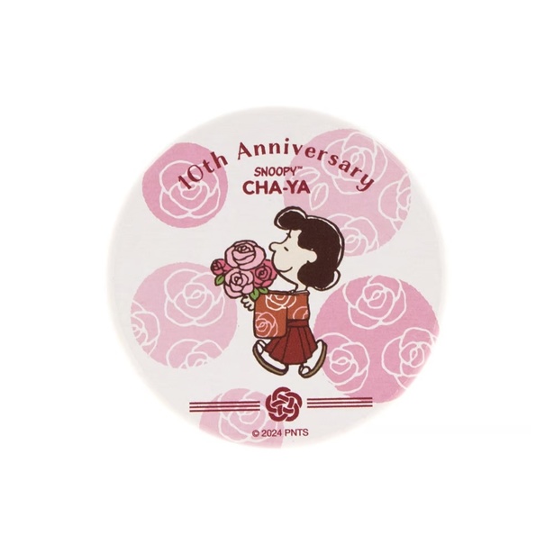 「10周年記念 珪藻土コースター(ピンクのバラ)」(各770円)