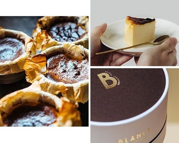 スペインバスク地方で生まれたチーズケーキで、黒く焦がした外側と、とろけるような口当たりに濃厚なコクが特徴 (C)JUN CO.,LTD.
