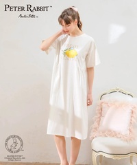 「コットンベア天ワンピース(ホワイト)」(1万3200円/各2色) 