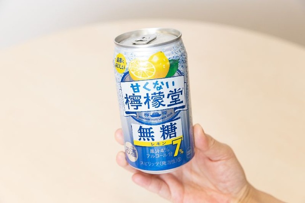 「ラーメンサラダ」の濃厚なマヨネーズの味と「甘くない檸檬堂」は合う！