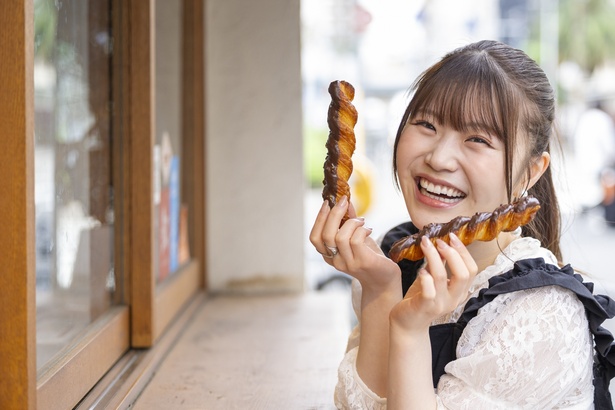 「持ちやすいし食べやすそうです！」