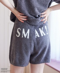  「スヌーピーもこもこショートパンツ(グレー)」