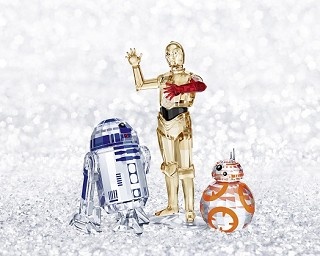 スターウォーズ×スワロフスキー！キャラクターのクリスタル・オブジェを発売