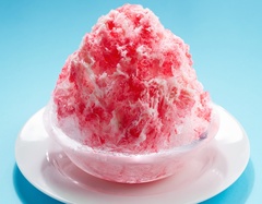 「かき氷みるく いちご」(400円)
