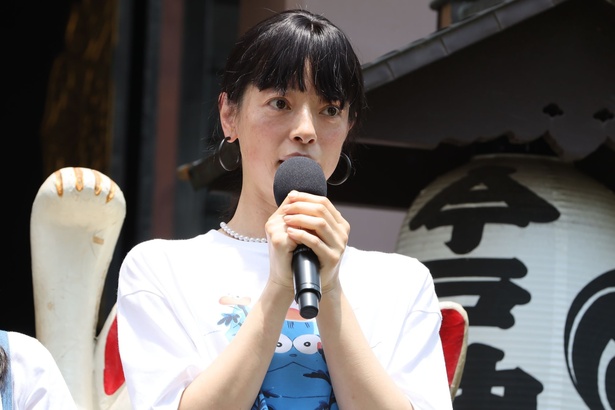 「あんずちゃんが本当にいるような気がしてしまいました」と森山の演技力を絶賛する市川