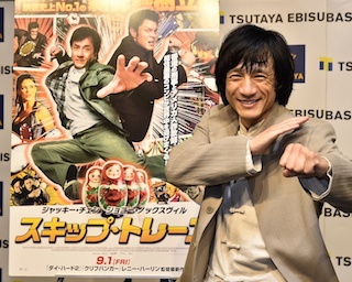 大阪にジャッキーが出没？本物そっくりな「ジャッキーちゃん」がジャッキー新作を語る！