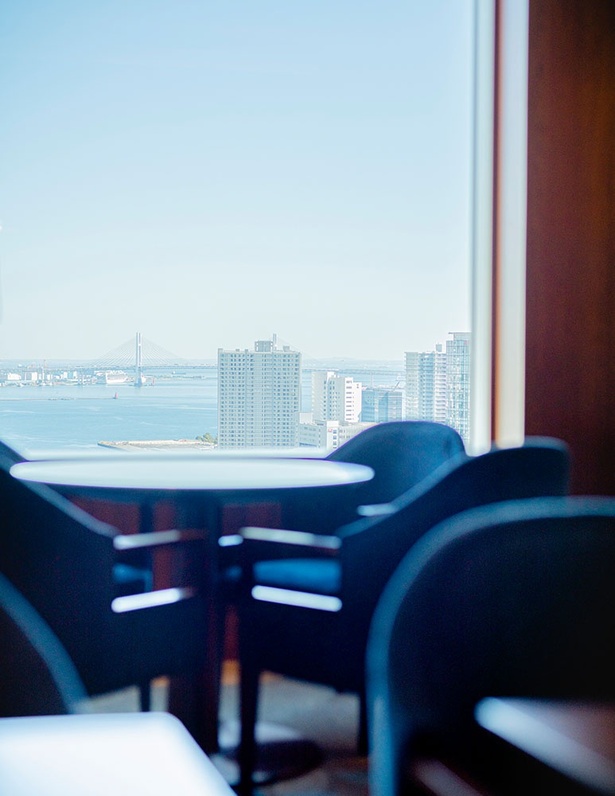 横浜ベイシェラトン ホテル&タワーズの館内からの景色