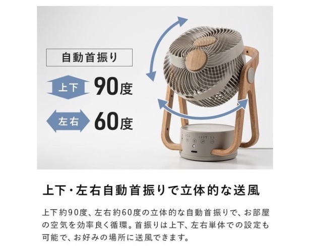 暑い夏も快適な風を！使いやすいサイズ感の【スリーアップ】の