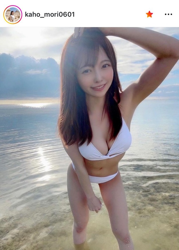 海と陽光に輝く剥き出しの美ボディ…元stu48・森香穂、前かがみで爆発的な83センチ胸元に「ほれた」 Ameba News [アメーバニュース]