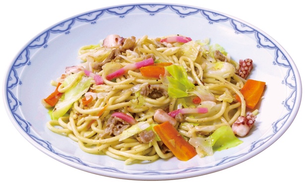 博多らーめんのほか、パクチー担担麺、 焼らーめん 、博多皿うどんなど、豊富な麺類がそろう