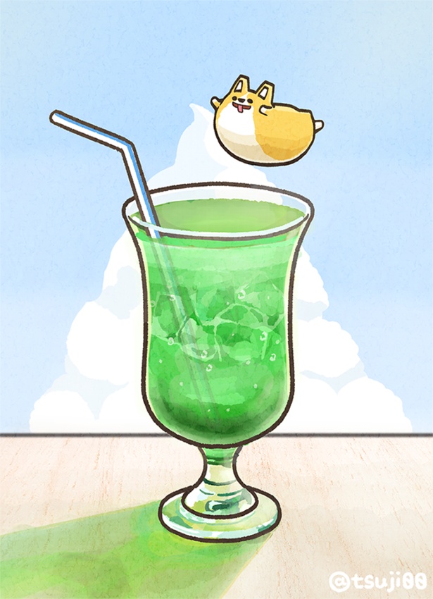 メロンクリームソーダ
