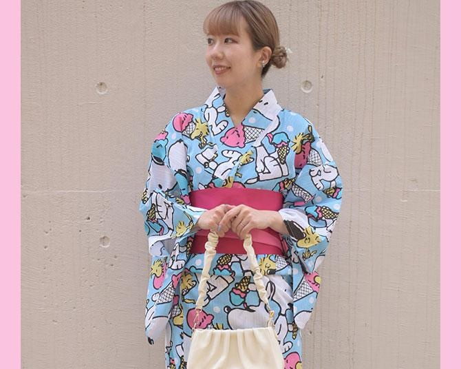 この夏の浴衣は「スヌーピー」柄で決まり！PONEYCOMB TOKYOでとびきりキュートな浴衣がプチプラ価格で発売中