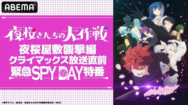 特別番組「TVアニメ『夜桜さんちの大作戦』夜桜屋敷襲撃編クライマックス放送直前 緊急SPY DAY特番」より