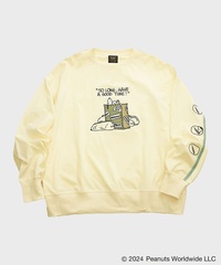 「TRAVEL PEANUTSロンTEE」(各8250円/全3色) カラー：オフホワイト